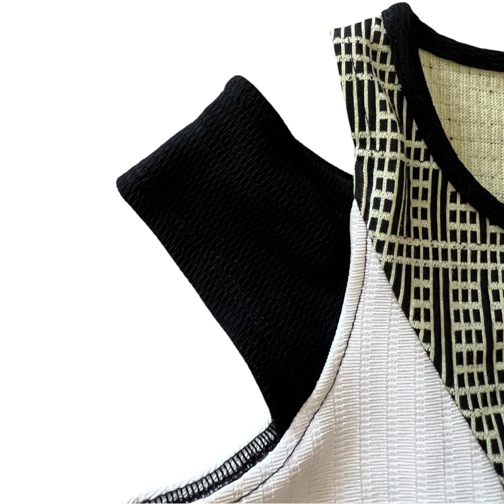 River Island | Black and White Women's Dress Size Medium 6 - Picture 7 of 15
